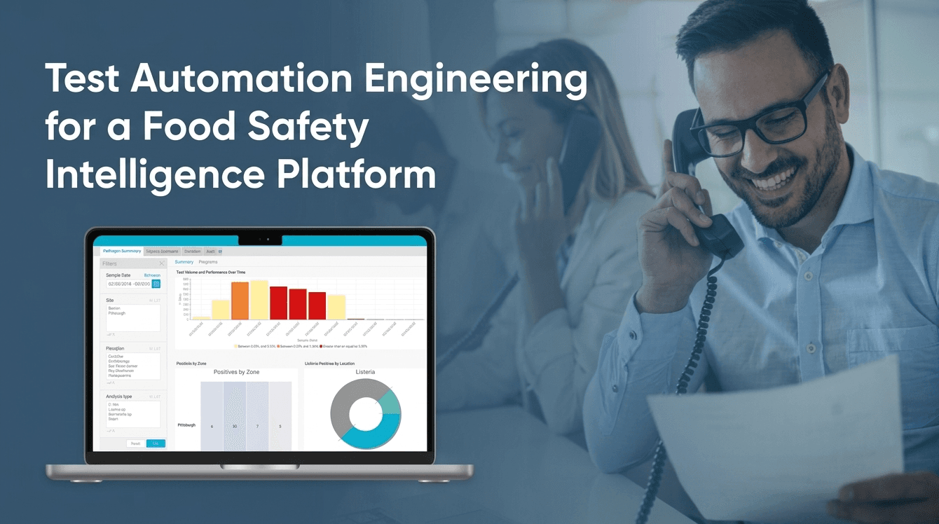 Test Automation Engineering for a Food Safety Intelligence Platform