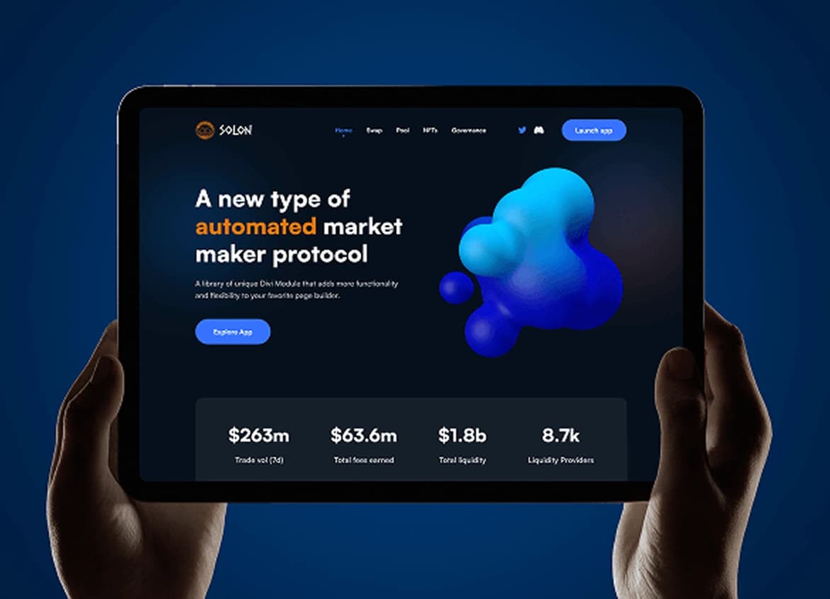 Solon - Crypto trading platform UX