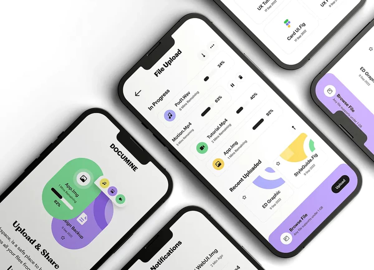 Quicky - Mobile finance app design