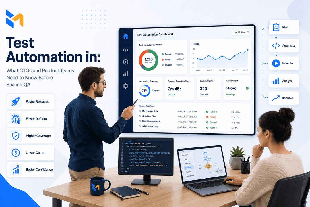 Test Automation in: What CTOs and Product Teams Need to Know Before Scaling QA